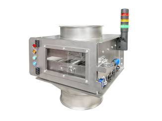 Skříňové roštové magnetické separátory MSS-MC ALARM se signalizací zaplnění