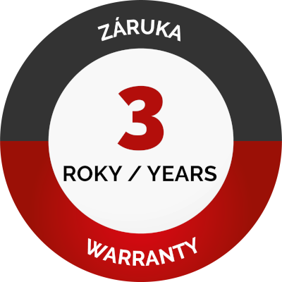 Záruka 3 roky / 3 year warranty